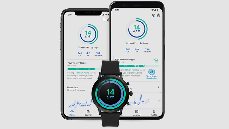 Google Fit được cài đặt trên hầu hết đồng hồ chạy Wear OS